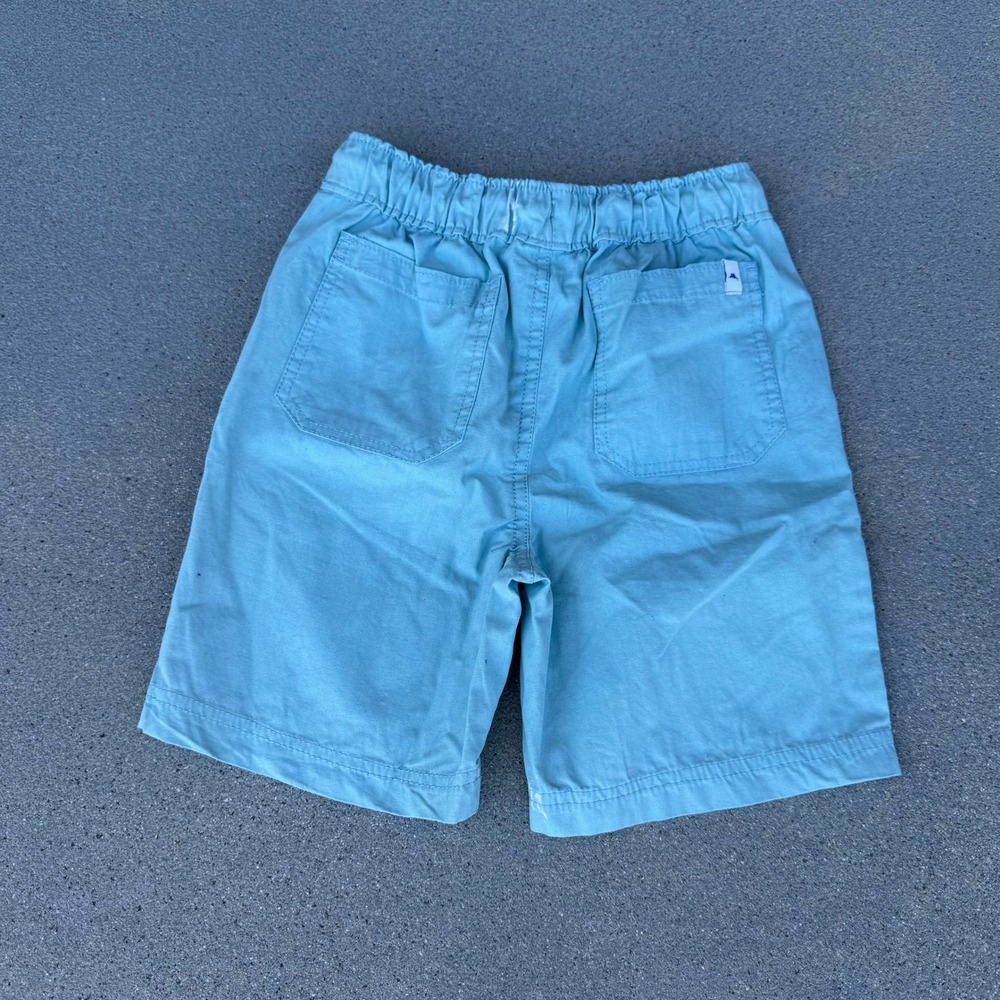 Tommy Bahama Boys Light Blue Chino Shorts‎ Elastic Waist Drawstring Size S 5/6 - Picture 5 of 5